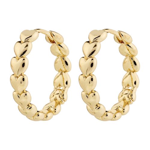 Pilgrim Maeve Recycled Hoop Earrings - Gold Plated